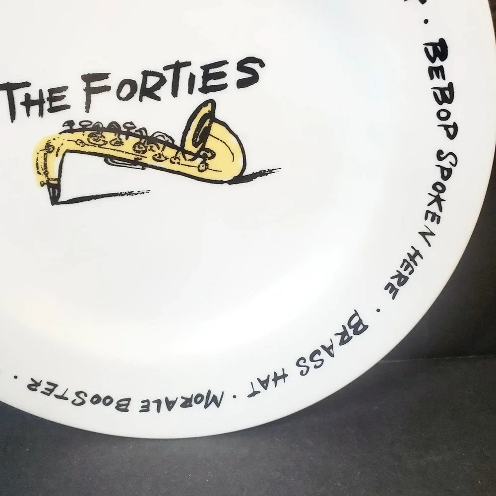 Pottery Barn Decade Salad Dessert Appetizer Plate The Forties 8.25 inch